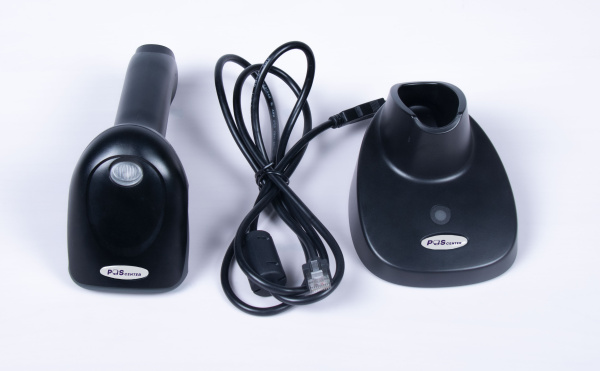 Сканер штрих-кода POScenter SG-110-BT, беспроводной, адаптер 2.4G, 1.5 м, кредл - Сканеры  ручные, беспроводные