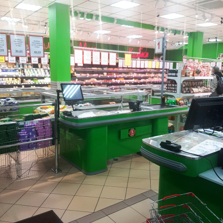 Кассовый бокс с узким накопителем