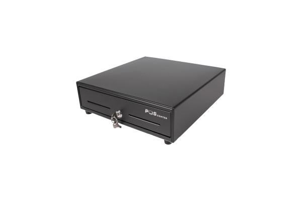 Денежный ящик POScenter 13E 330x335x90 распайка для "ШТРИХ-М", EPSON (Атол) черный - Горизонтальный электромеханический
