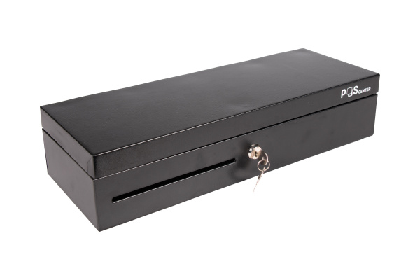 Денежный ящик POScenter 460KL 460x170x103, распайка для "ШТРИХ-М", EPSON (Атол) черный - Флиптоп