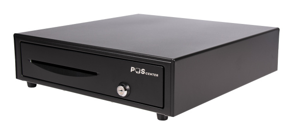 Денежный ящик POScenter 16E 410x420x100 распайка для "ШТРИХ-М", EPSON (Атол) черный - Горизонтальный электромеханический