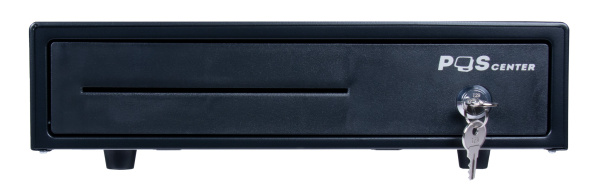 Денежный ящик POScenter 13L 335x368x80 распайка для "ШТРИХ-М", EPSON (Атол) черный - Горизонтальный электромеханический